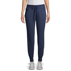 Athletic Works Jogger Soft SweatPants Dark Navy Blue Women's size 4 6 small S